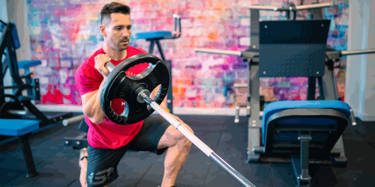 Landmine One Arm Press