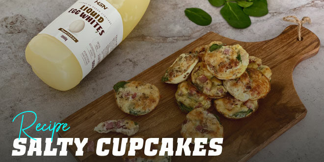 Salty Breakfast Cupcakes