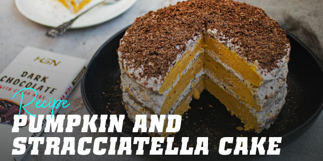 Pumpkin and Stracciatella Cake
