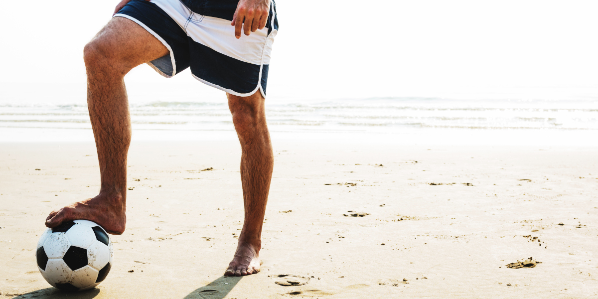 Practice outdoor sports in summer