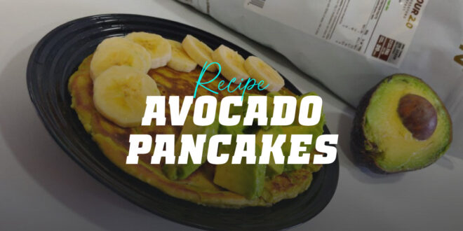 Oat and Egg White Pancakes with Avocado