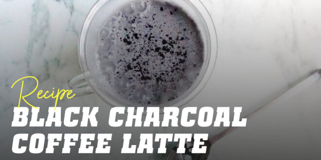 Black Charcoal Cafe Latte