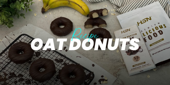 Chocolate-Covered Oat Doughnuts