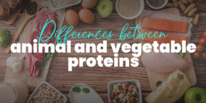 Animal and vegetable protein differences