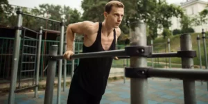 Chest Dips. Work Your Pecs!