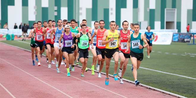 Track and Field 5000-metres run. Track and Field 5000-metres run.