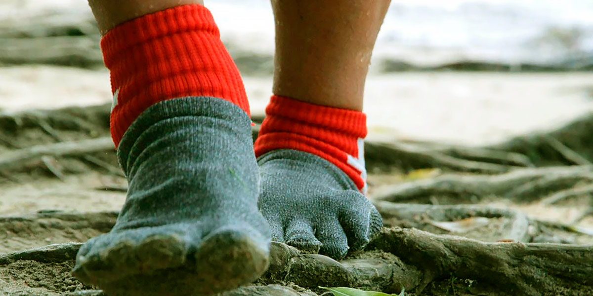Barefoot walking