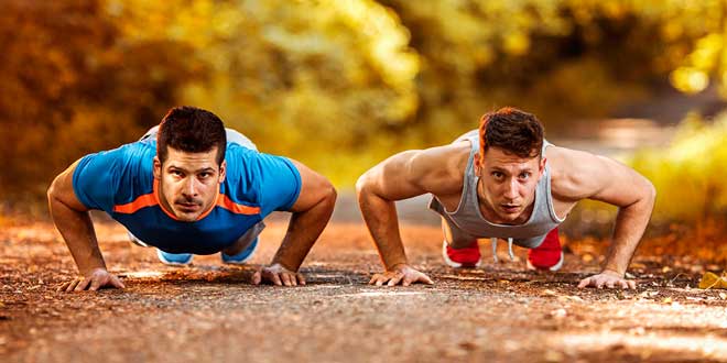 The advantages of training with your partner