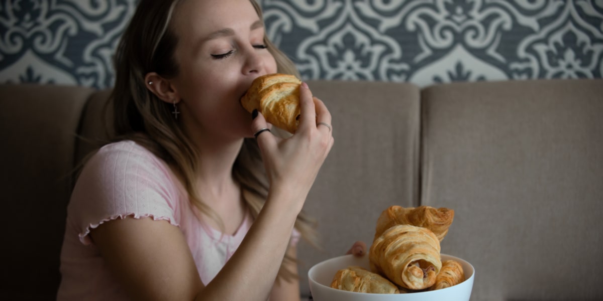 Eating anxiety due to leptin level