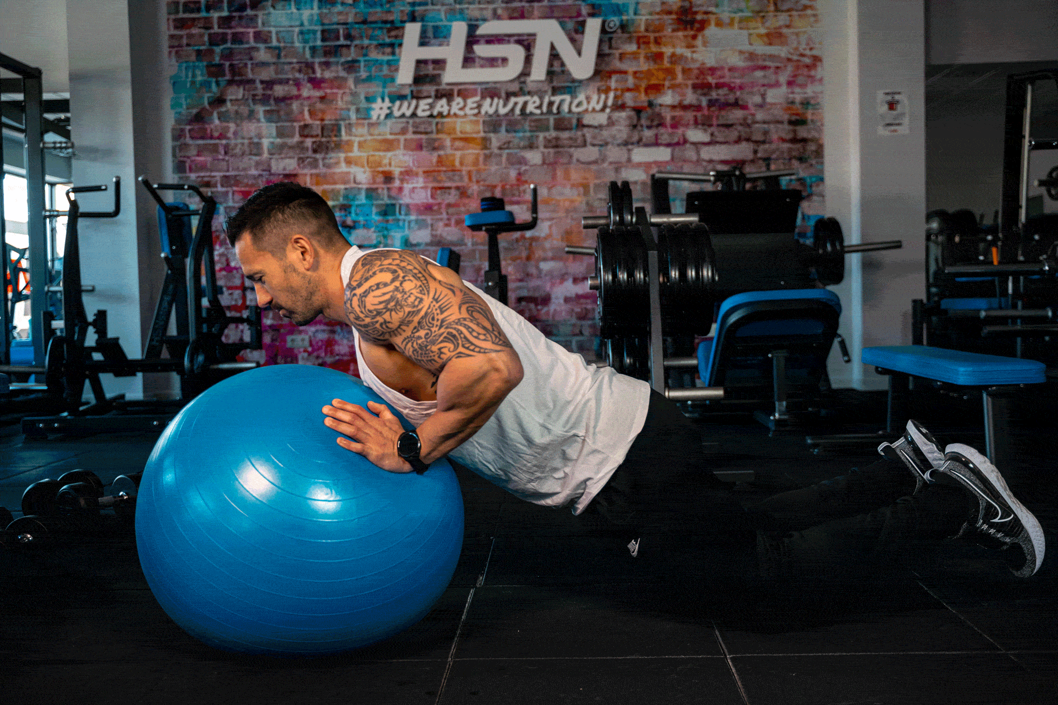 Ball Push Up (kneeling) Ball Push Up (kneeling)