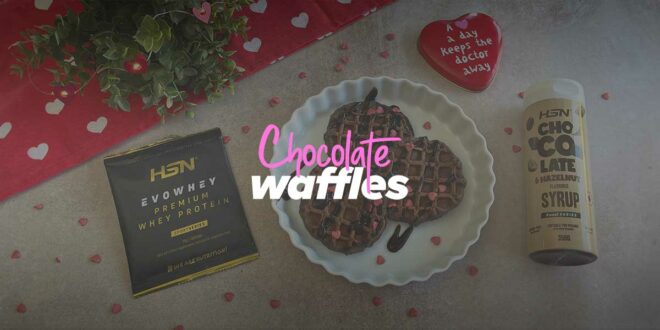 Chocolate Waffles for Valentine’s Day Chocolate Waffles for Valentine’s Day