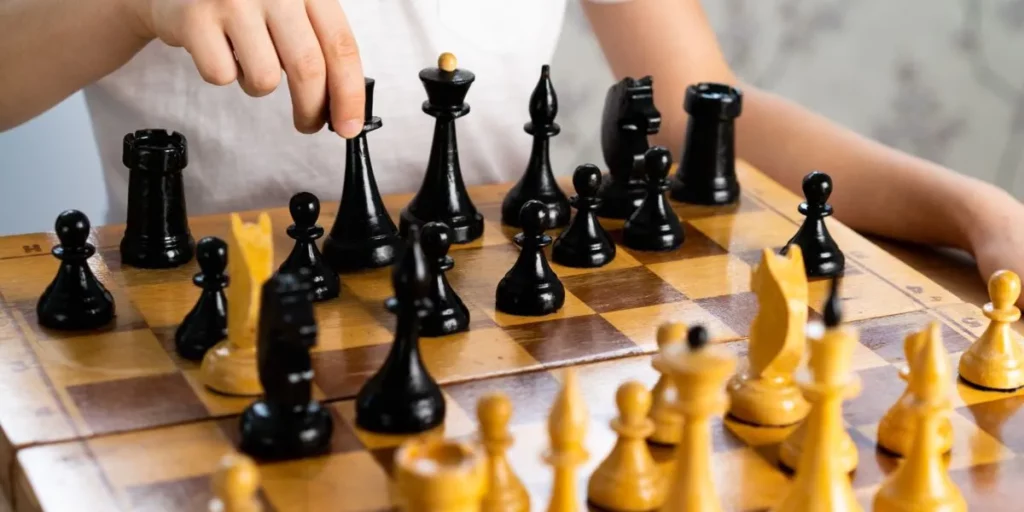 Playing chess to stimulate the mind