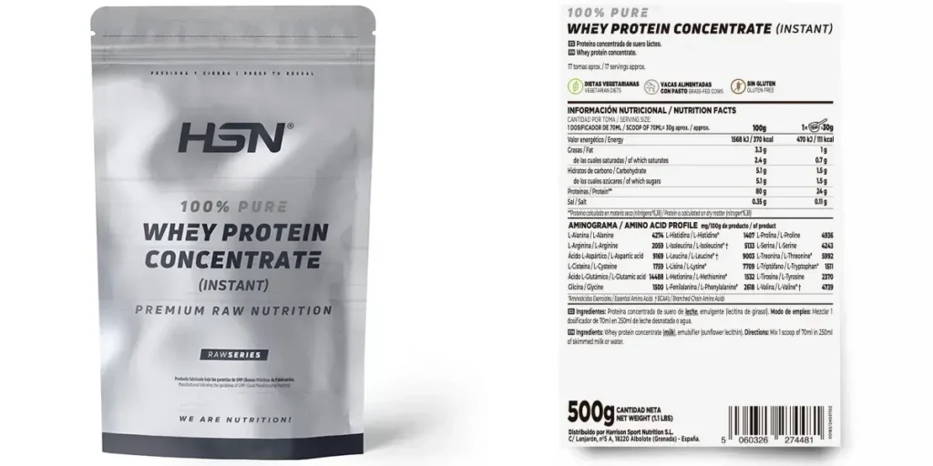 Whey protein concentrate