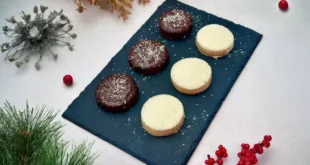 Healthy Vanilla and Chocolate Nevaditos for Christmas