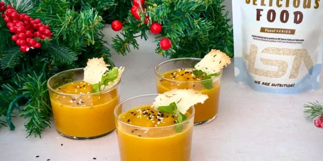 Christmas Pumpkin Shots with Crispy Parmesan