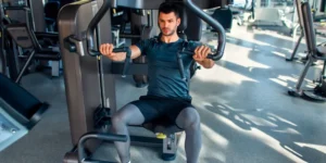 How to do seated chest press on the machine correctly