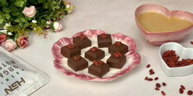 Dark Chocolate and Goji Berry Bonbons for Valentine’s Day