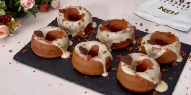 Red Velvet Donuts for Valentine’s Day