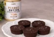 Chocolate Cups Filled with Peanut Butter Protein Cream