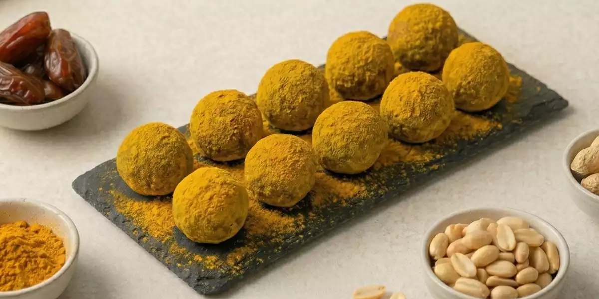 Turmeric & Peanut Energy Balls