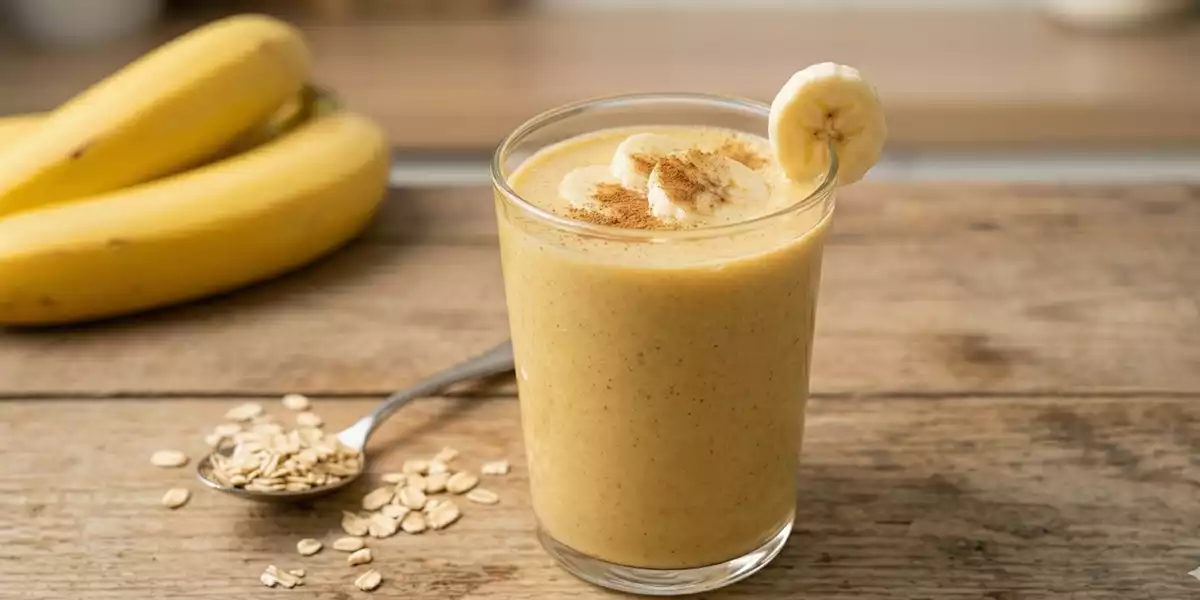 Golden Milk & Banana Energy Smoothie