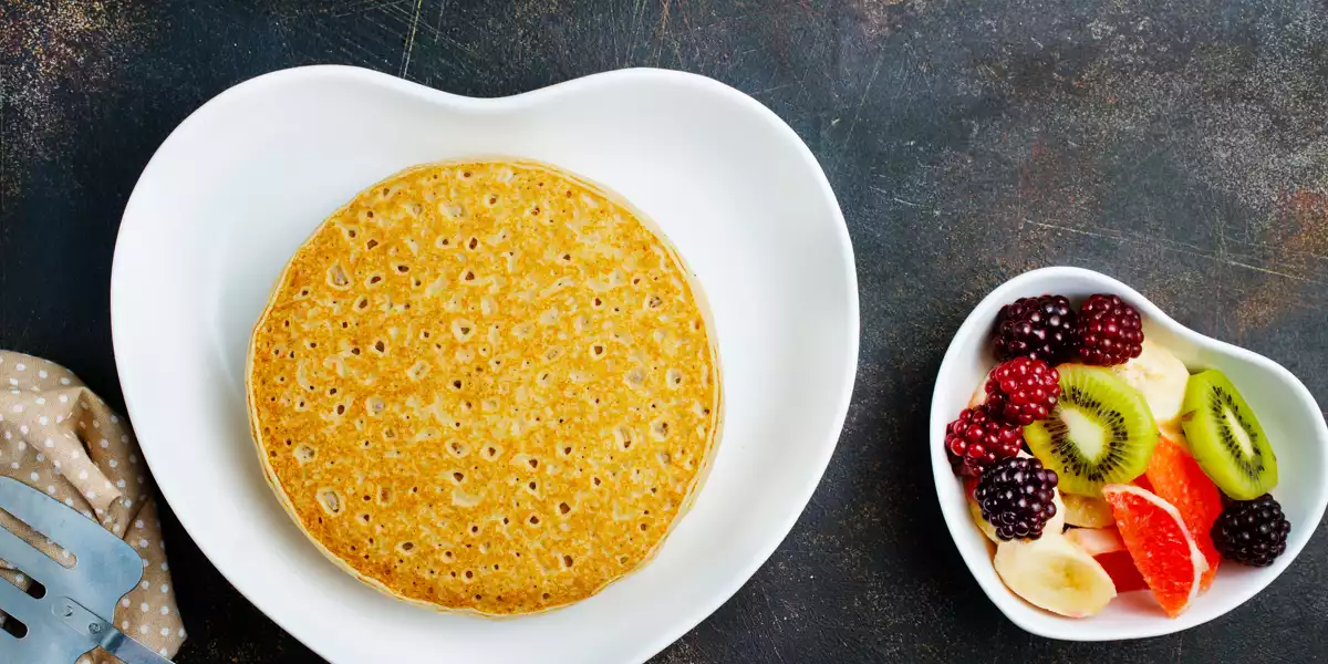 Golden Pancake with a Hint of Cinnamon
