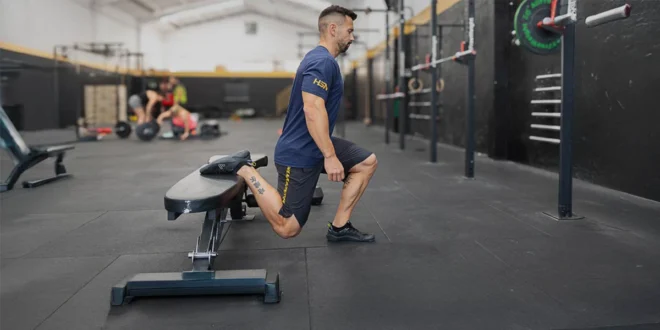 How to do the Bulgarian squat for glutes or quadriceps