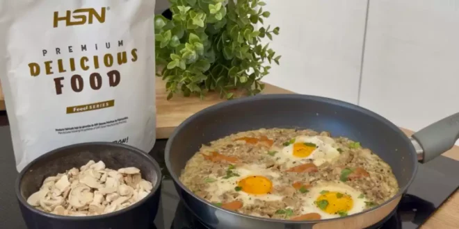 Creamy Mushrooms with Eggs and Red Pesto Creamy Mushrooms with Eggs and Red Pesto