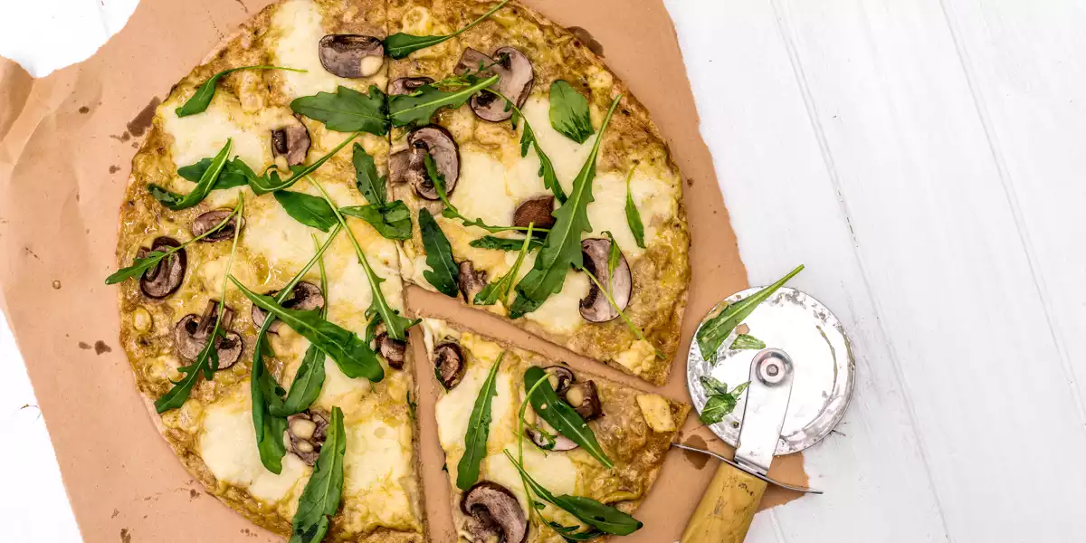 Green Pea Flour Pizza Base Green Pea Flour Pizza Base
