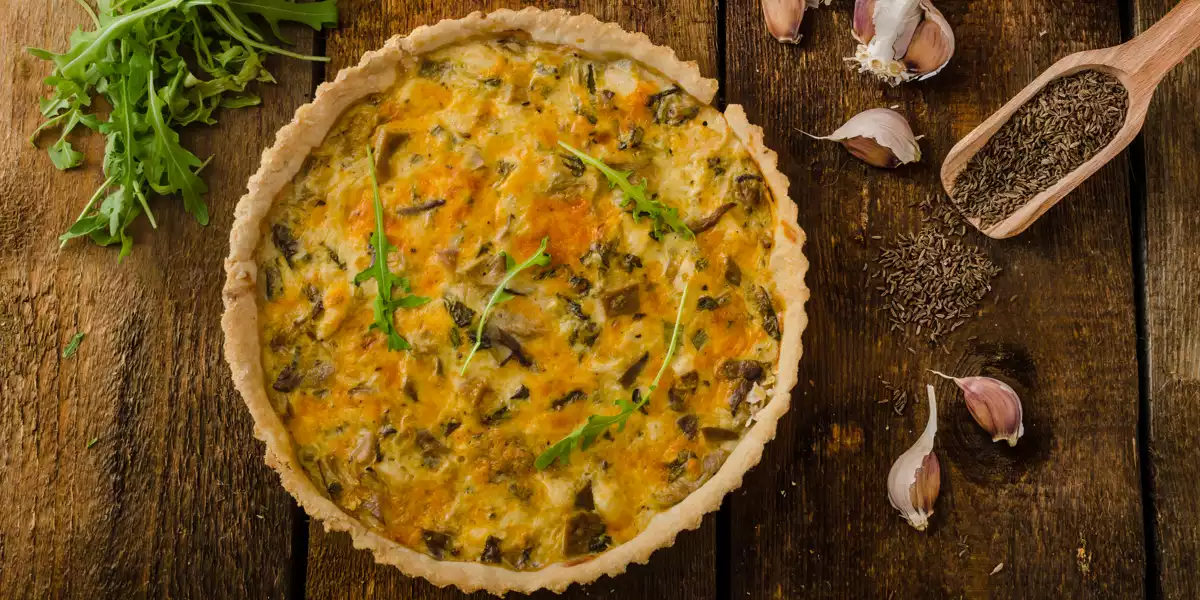 Savory Whole Wheat Quiche Base Savory Whole Wheat Quiche Base