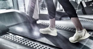 Running on an inclined treadmill, at what speed?