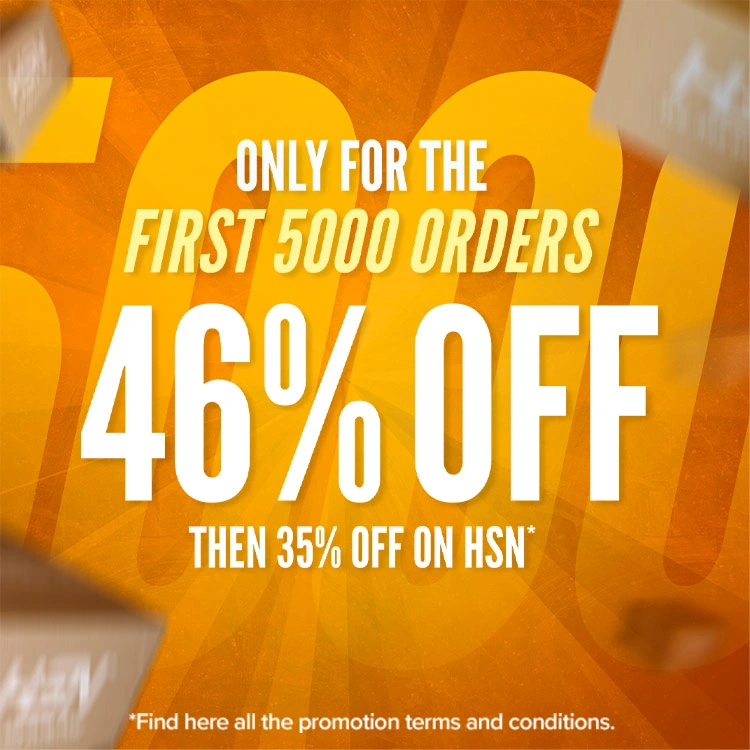 46% OFF for the first 5000 orders