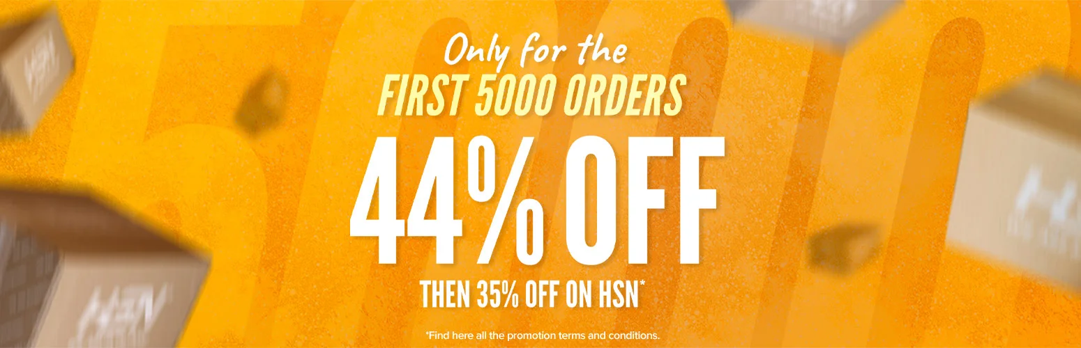 44% OFF for the first 5000 orders