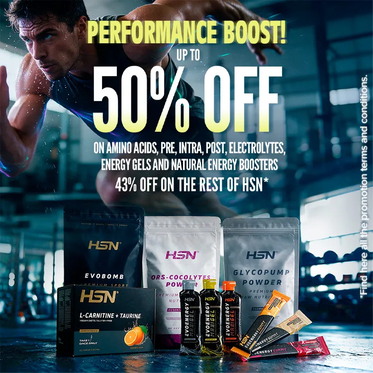 Up to 50% OFF on Amino Acids, Pre, Intra, Post, Electrolytes, Energy Gels and Natural Energy Boosters