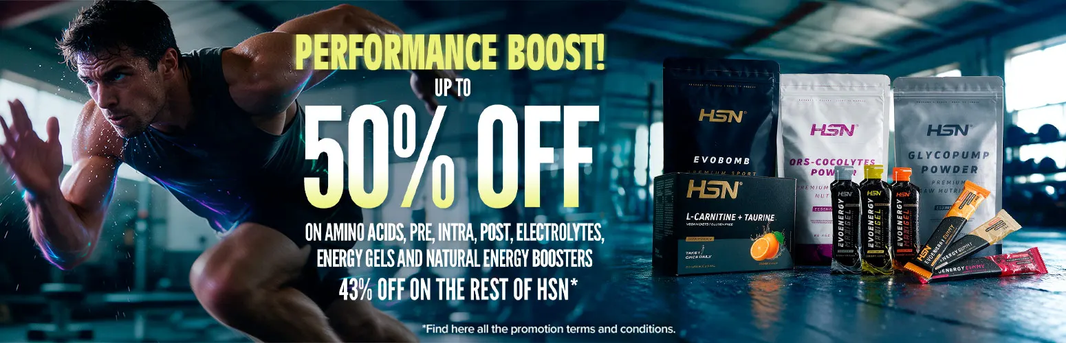 Up to 50% OFF on Amino Acids, Pre, Intra, Post, Electrolytes, Energy Gels and Natural Energy Boosters