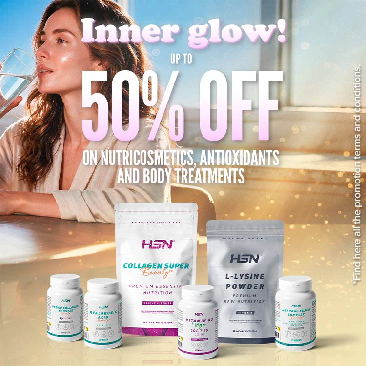 Up to 50% OFF on Nutricosmetics, Antioxidants and Body Treatments