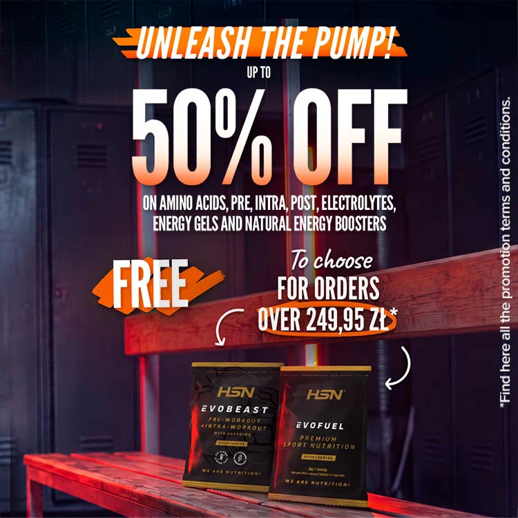 Up to 50% OFF on Amino Acids, Pre, Intra, Post, Electrolytes, Energy Gels and Natural Energy Boosters