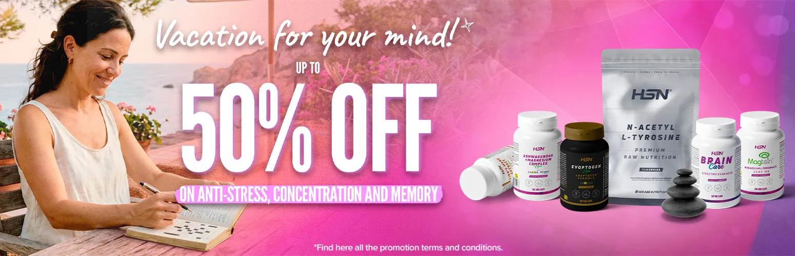 Up to 50% OFF on Anti-stress, Concentration and Memory