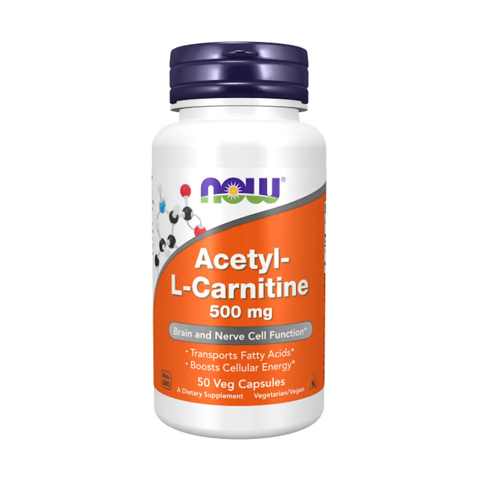 acetyl l carnitine bioavailability Acetyl L-Carnitine 500 mg 50 Vcaps (Now Foods)