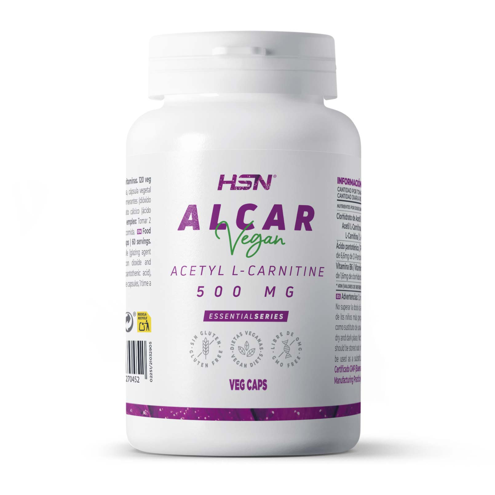 ACETYL L-CARNITINE (ALCAR) 500mg