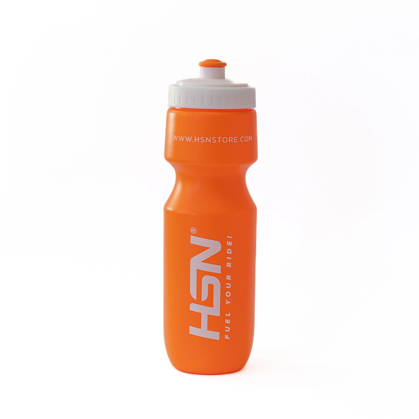 CYCLING BOTTLE HSN 700ml 'FUEL YOUR RIDE' ORANGE AND WHITE