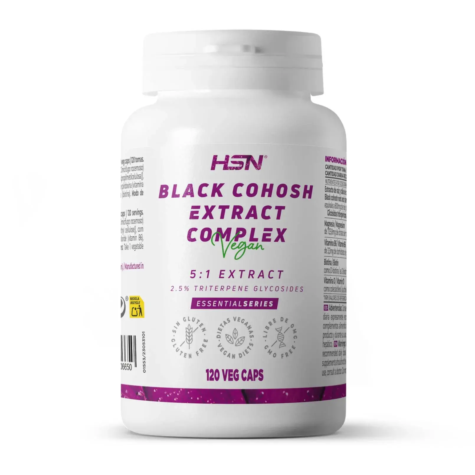 BLACK COHOSH EXTRACT COMPLEX (5:1) 80mg - 120 veg caps