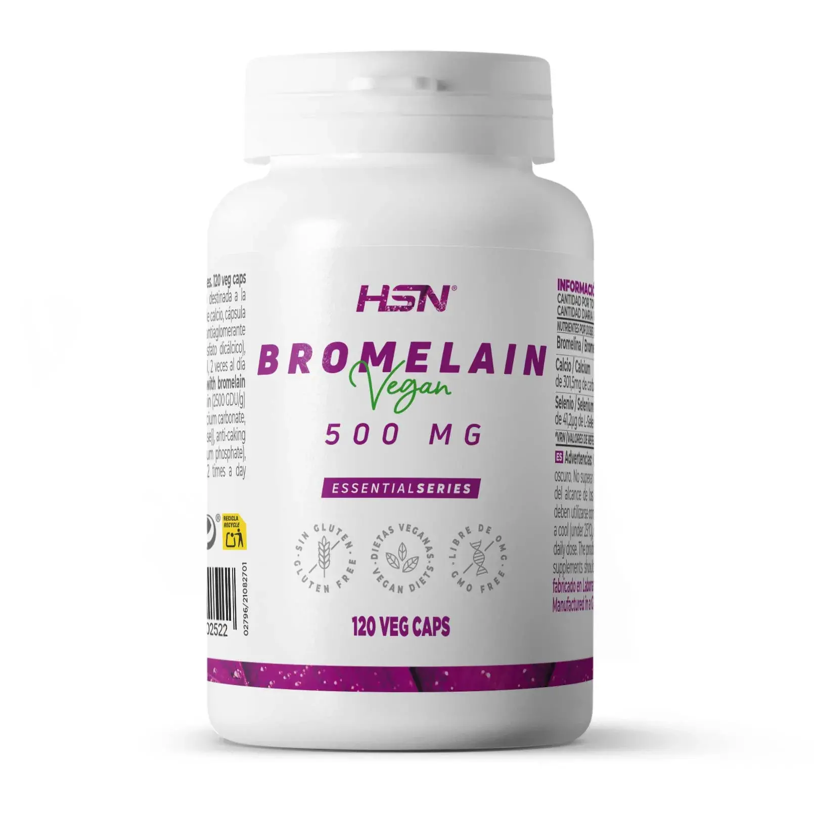 BROMELAIN 500mg - 120 veg caps