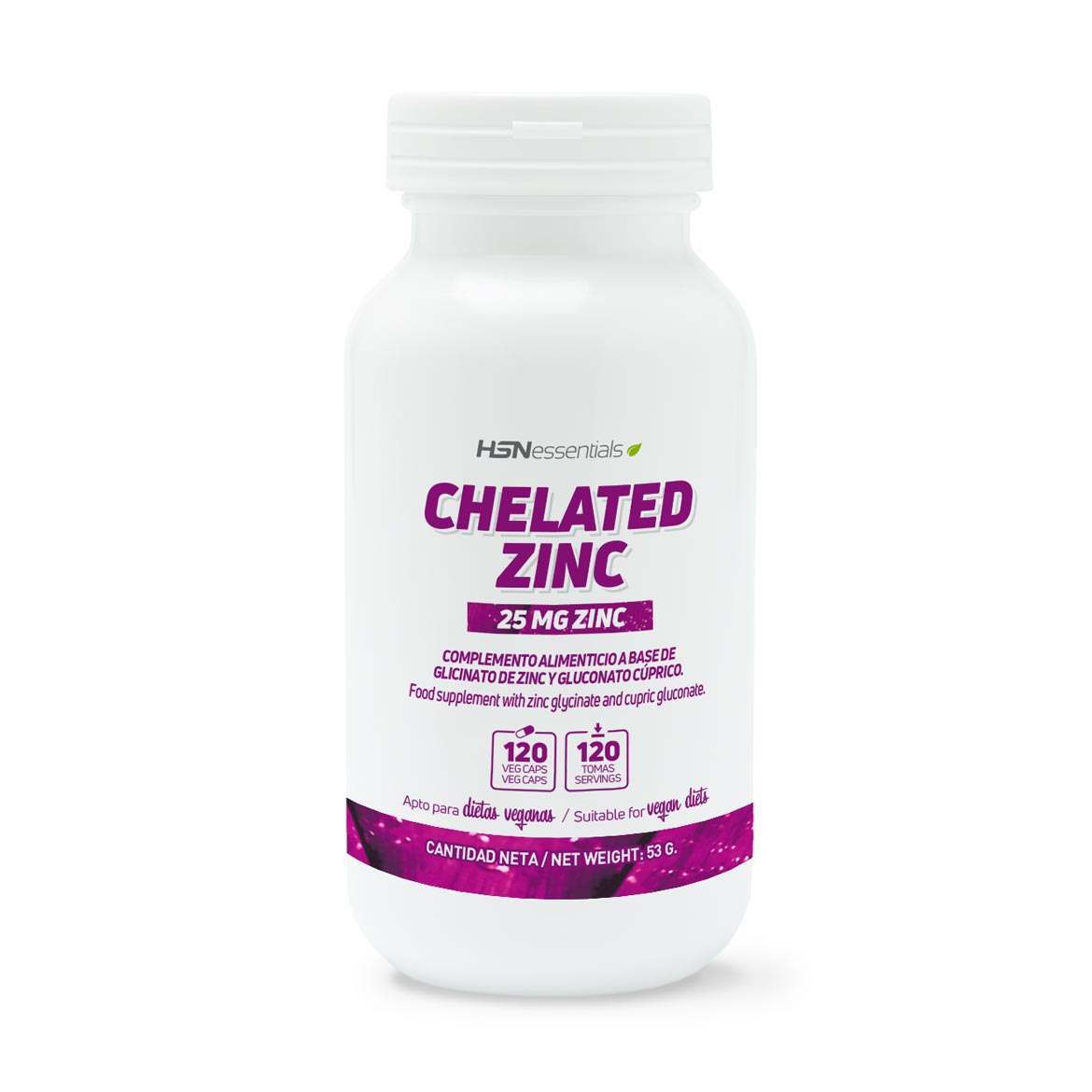 ZINC BISGLYCINATE (25mg ZINC)