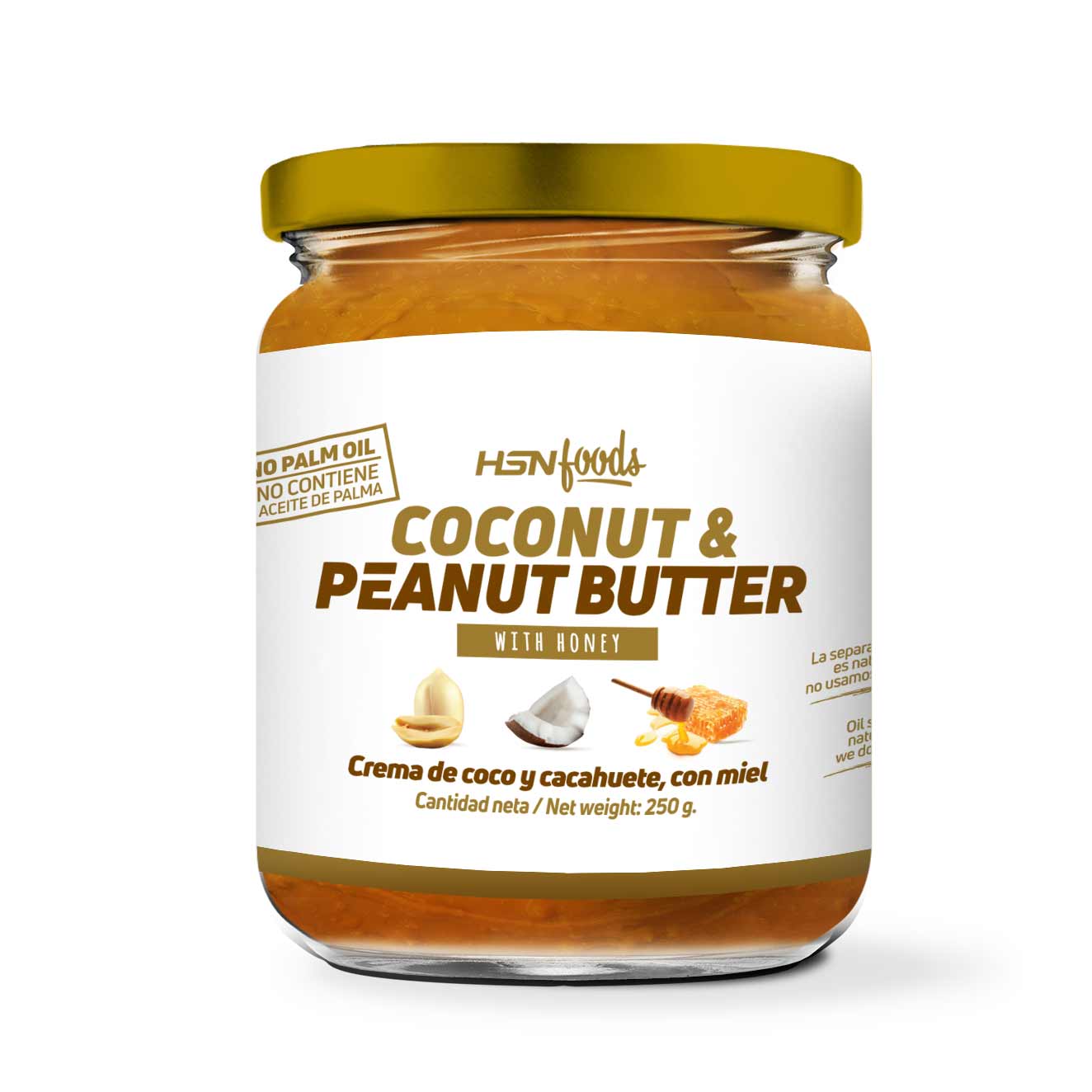 COCONUT AND PEANUT BUTTER WITH HONEY