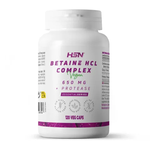 Betaine HCl 650mg complex - 120 veg caps