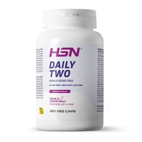 DAILY TWO MULTIVITAMIN (IRON AND IODINE FREE) - 120 veg caps