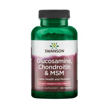 GLUCOSAMINE, CHONDROITIN AND MSM 250/200/150mg