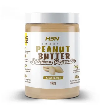 SMOOTH PEANUT BUTTER SKINLESS PEANUTS