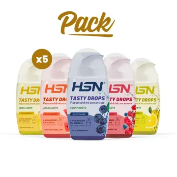 TASTY DROPS (CALORIE-FREE LIQUID FLAVOURING) - TASTING PACK